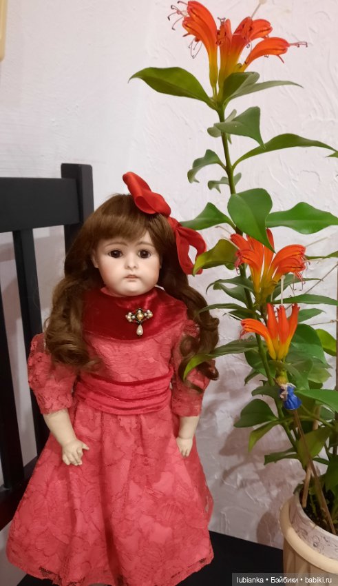 Новое платье Натали💃💖🌹 — Антикварные куклы Kestner (Кестнер) JDK: Хильда