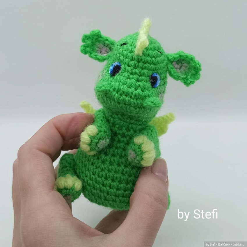 Дракошка Тимошка — Вязаные игрушки и амигуруми: крючком