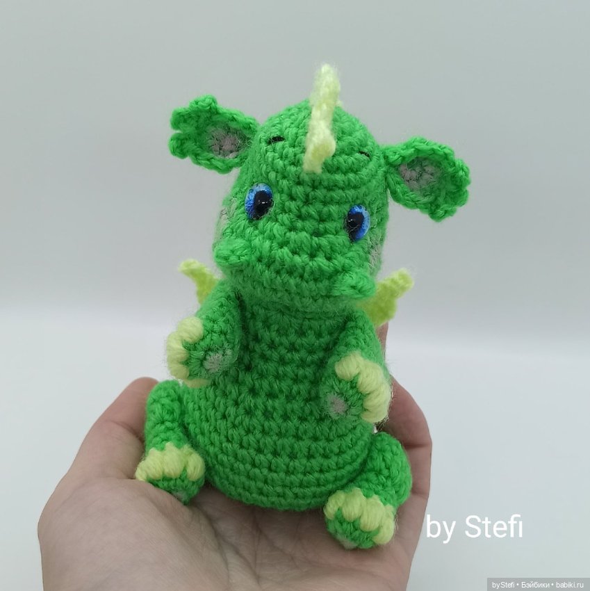 Дракошка Тимошка — Вязаные игрушки и амигуруми: крючком (фото 4)