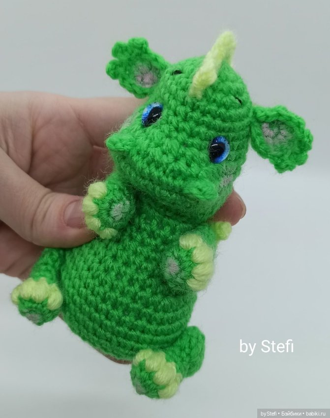 Дракошка Тимошка — Вязаные игрушки и амигуруми: крючком (фото 7)