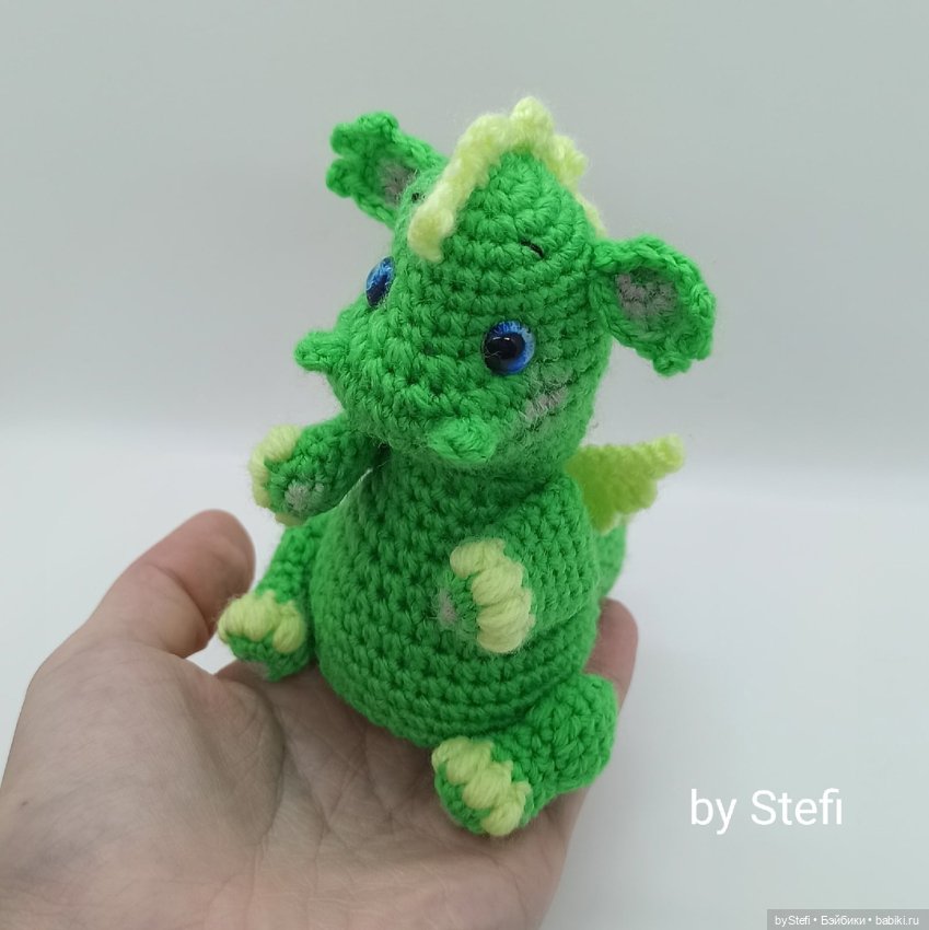 Дракошка Тимошка — Вязаные игрушки и амигуруми: крючком (фото 10)
