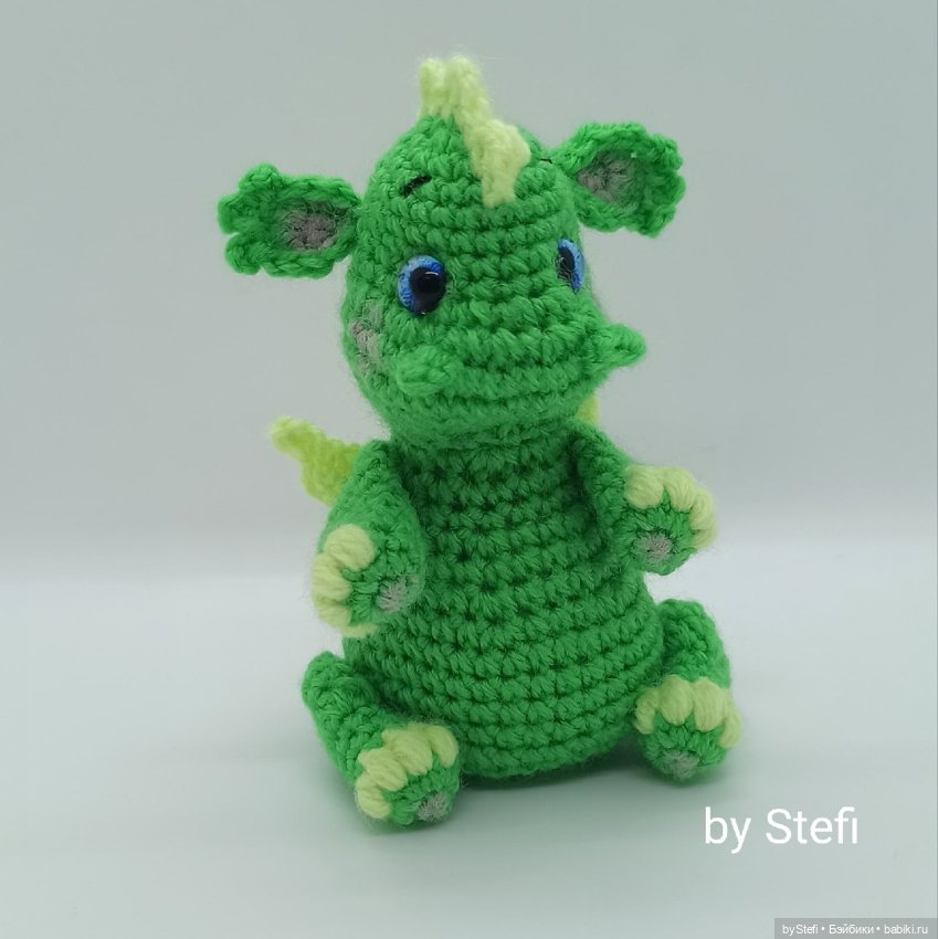 Дракошка Тимошка — Вязаные игрушки и амигуруми: крючком (фото 6)