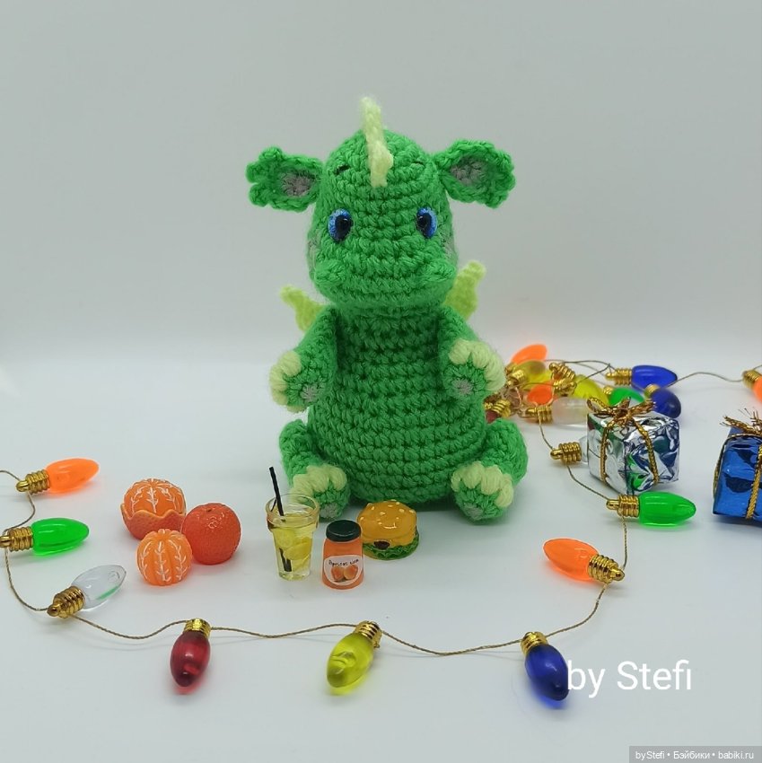 Дракошка Тимошка — Вязаные игрушки и амигуруми: крючком