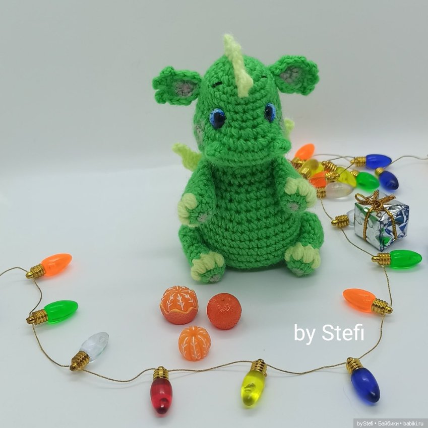Дракошка Тимошка — Вязаные игрушки и амигуруми: крючком (фото 3)