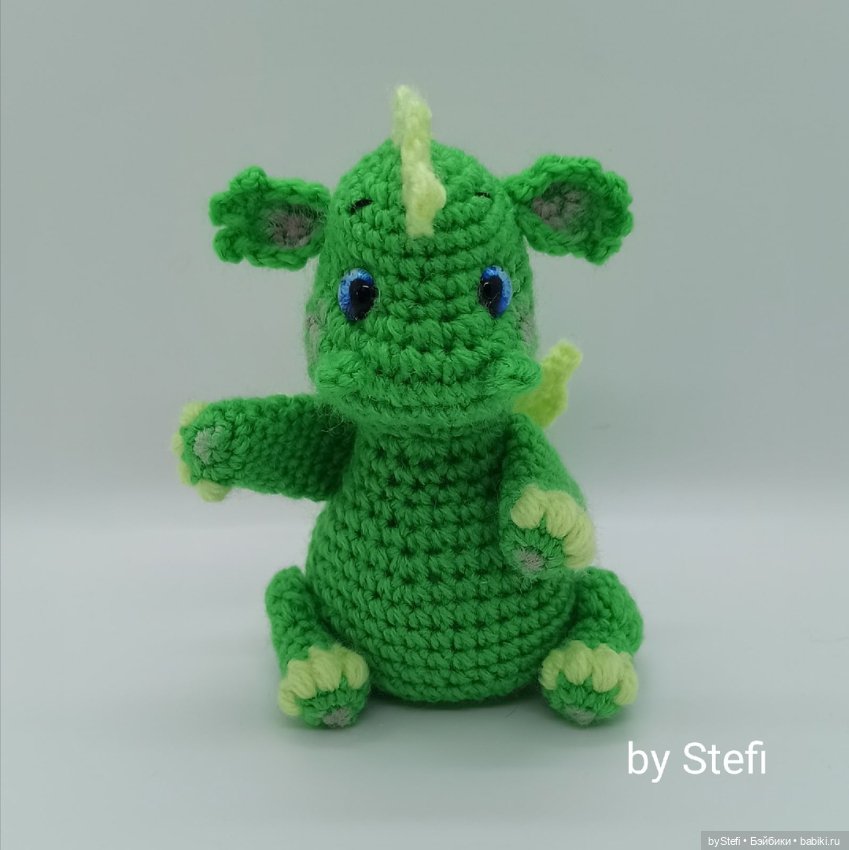 Дракошка Тимошка — Вязаные игрушки и амигуруми: крючком (фото 5)