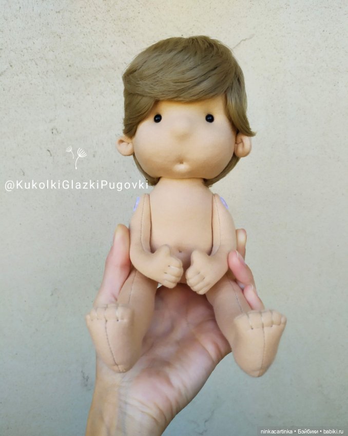 Игровая текстильная кукла ЛЯЛЕЧКА МАЛЬЧИК со съемной одеждой и обувью (фото 8)