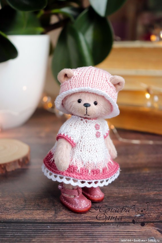 Мини мишка Илла — Авторские мишки Тедди и друзья: фото (фото 2)