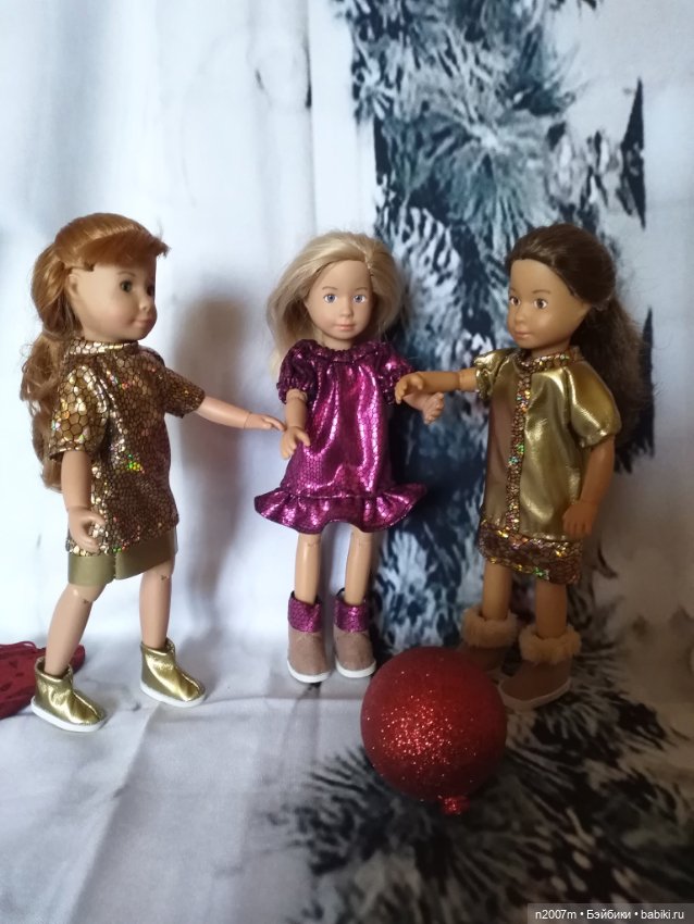 Новогодние платья — Одежда и обувь для кукол своими руками: фото (фото 10)