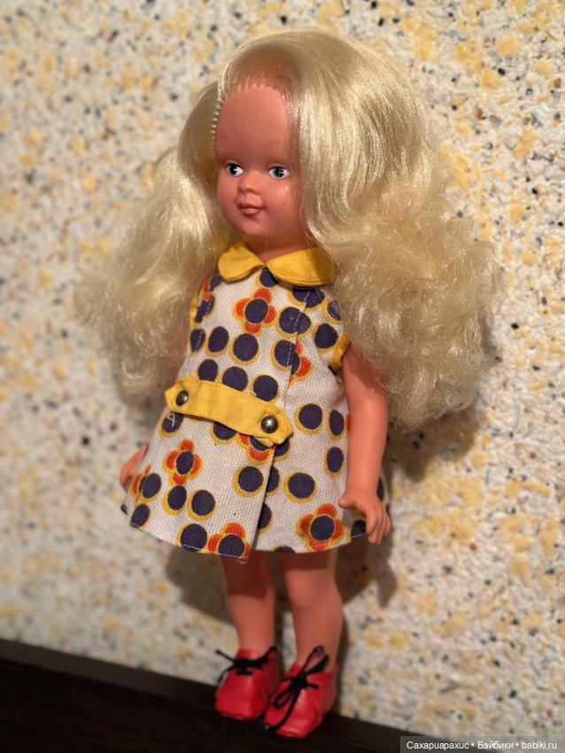 Винтажная куколка ГДР 60-х годов, 32 см (фото 6)