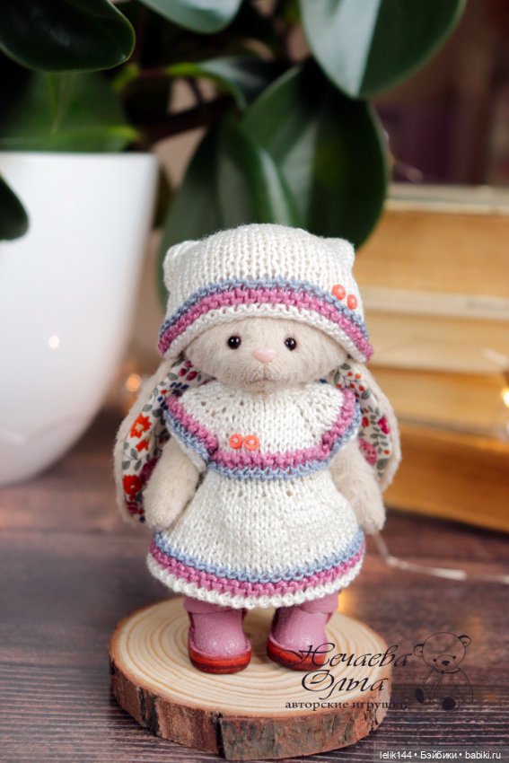 Мини тедди зайка Даша — Авторские мишки Тедди и друзья: фото