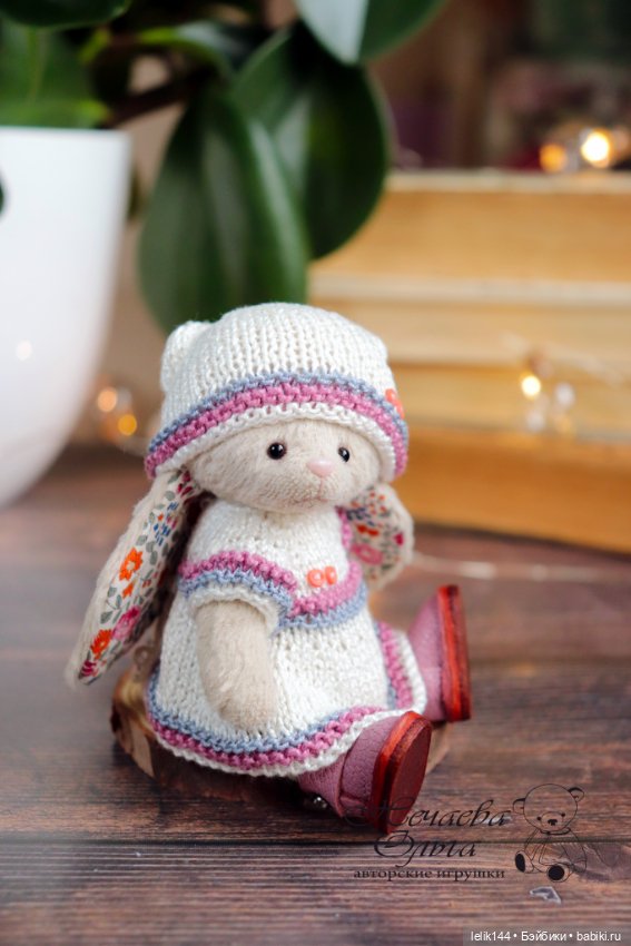 Мини тедди зайка Даша — Авторские мишки Тедди и друзья: фото (фото 5)