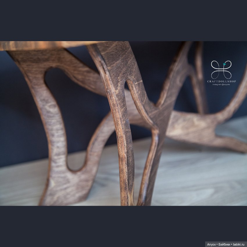 Деревянная мебель для кукол