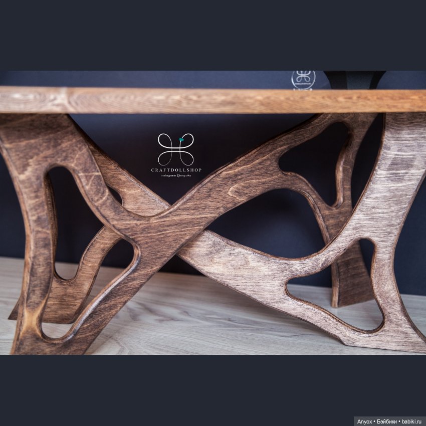 Деревянная мебель для кукол