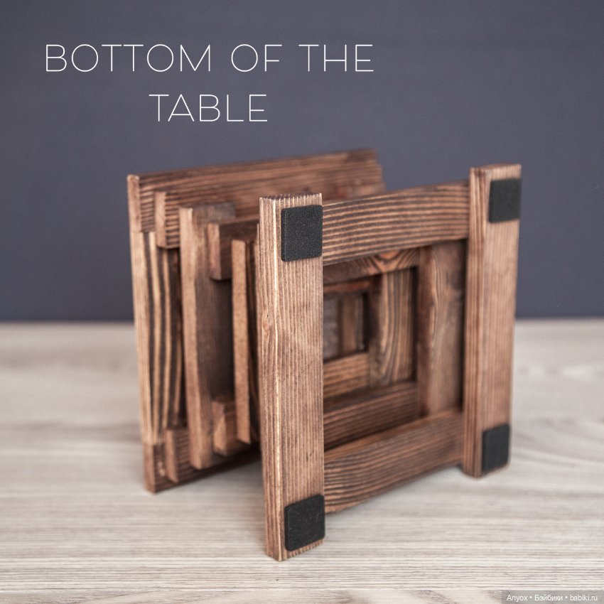 Деревянная мебель для кукол