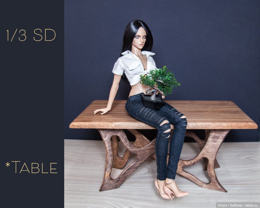 Деревянная мебель для кукол