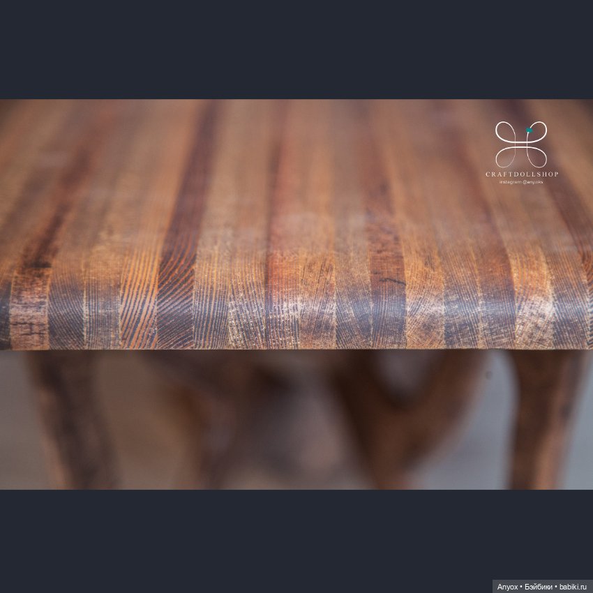 Деревянная мебель для кукол