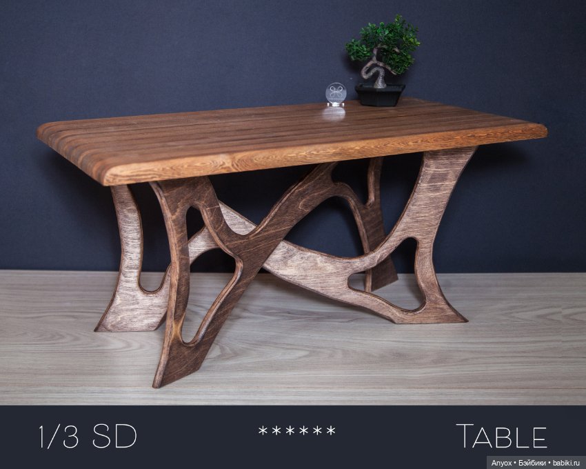 Деревянная мебель для кукол