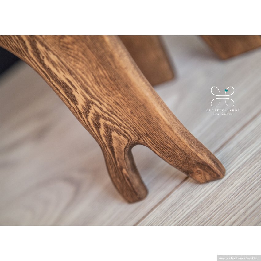 Деревянная мебель для кукол