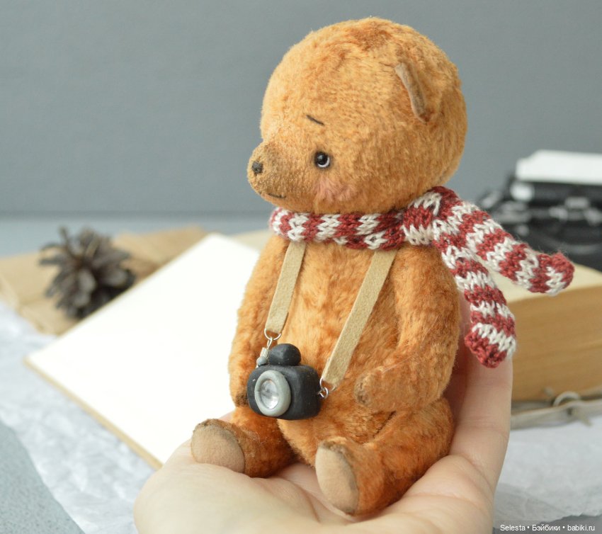 Мишутка Желточек — Авторские мишки Тедди и друзья: фото (фото 7)