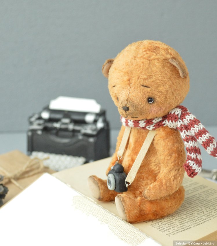Мишутка Желточек — Авторские мишки Тедди и друзья: фото (фото 4)