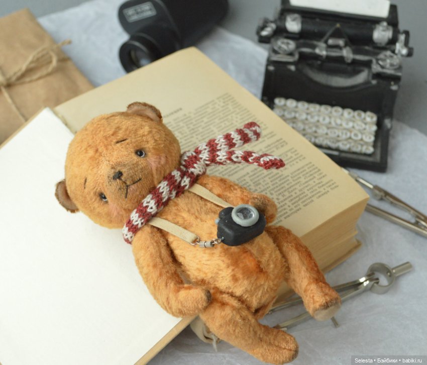 Мишутка Желточек — Авторские мишки Тедди и друзья: фото (фото 8)