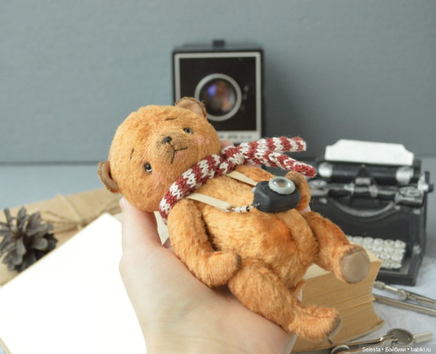 Мишутка Желточек — Авторские мишки Тедди и друзья: фото (фото 6)