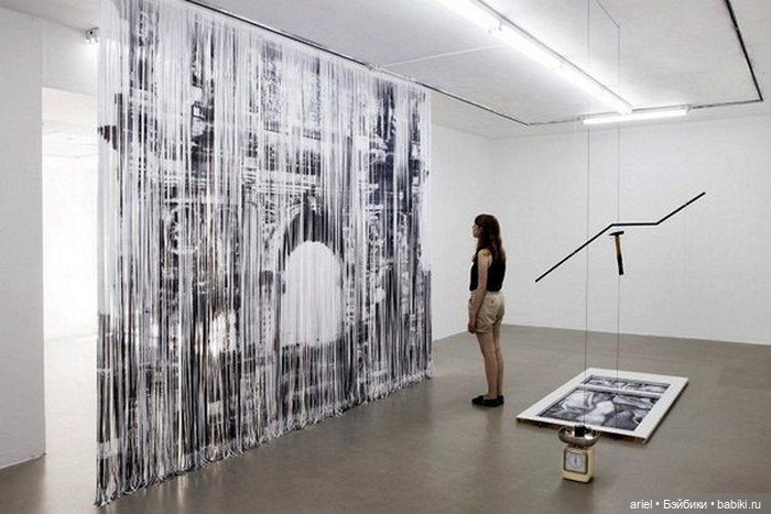 Инсталляции из бумажных лент художницы Наама Арад (Naama Arad)