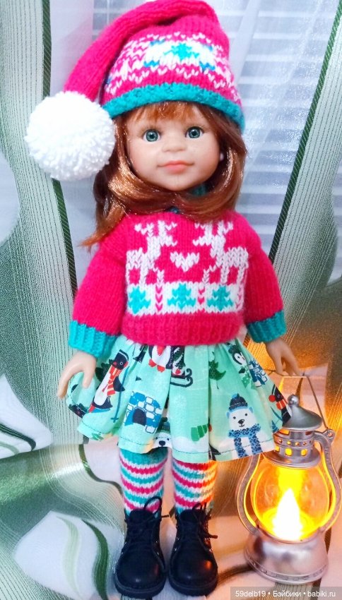 Наряды с норвежскими узорами для кукол паолочек и других кукол (фото 10)