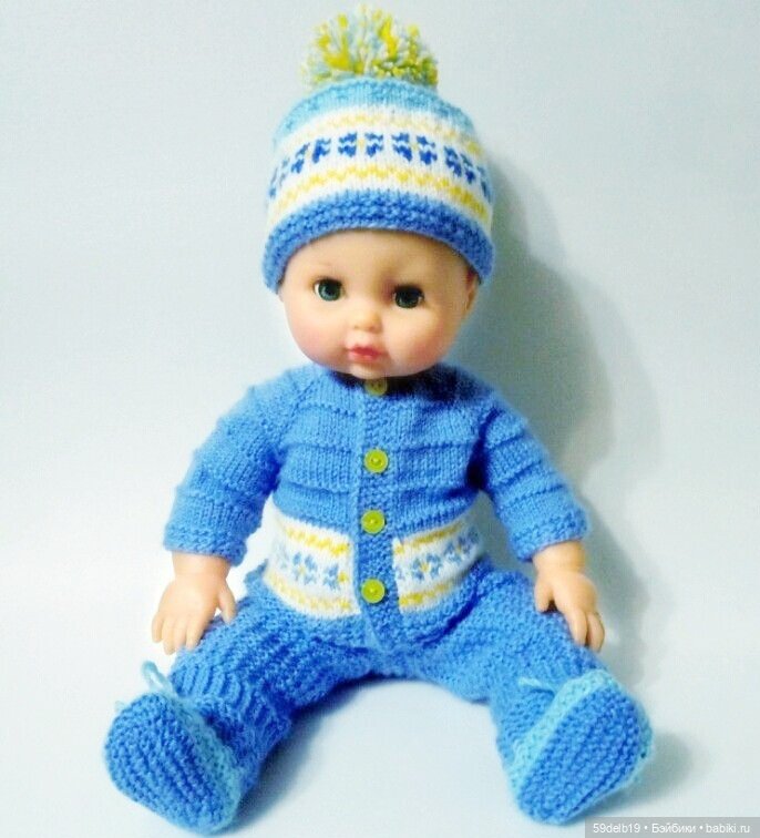 Наряды с норвежскими узорами для кукол паолочек и других кукол (фото 5)