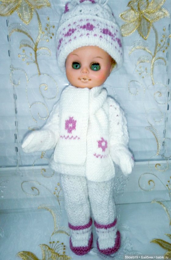 Наряды с норвежскими узорами для кукол паолочек и других кукол (фото 4)