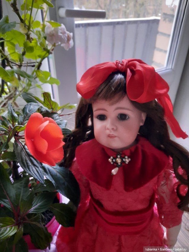 Цветочек...аленький🌹 — Антикварные куклы Kestner (Кестнер) JDK: Хильда (фото 4)