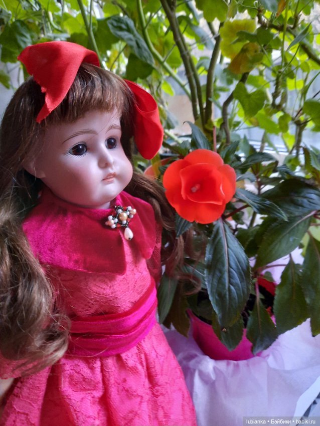 Цветочек...аленький🌹 — Антикварные куклы Kestner (Кестнер) JDK: Хильда (фото 8)