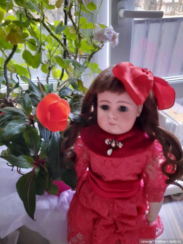 Цветочек...аленький🌹 — Антикварные куклы Kestner (Кестнер) JDK: Хильда (фото 9)