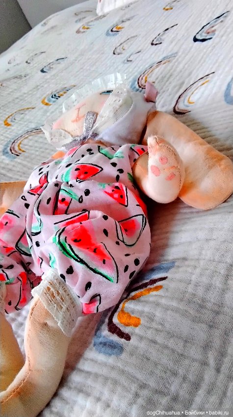 Малыши зайки ищут дом — Текстильные игрушки и примитивы: кофейные (фото 3)