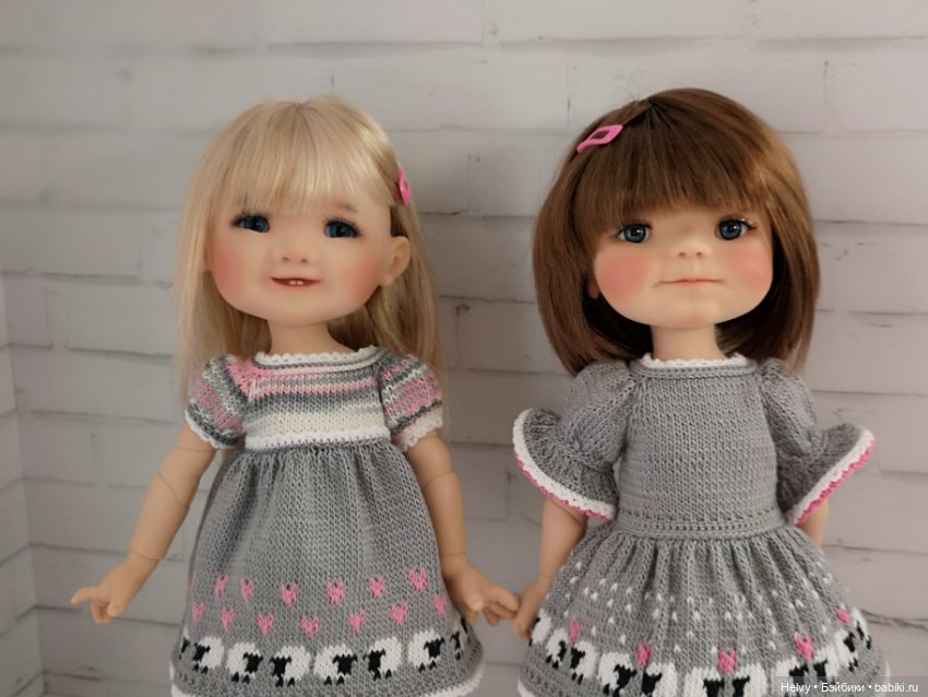 Платья с овечками для Медовят (фото 4)