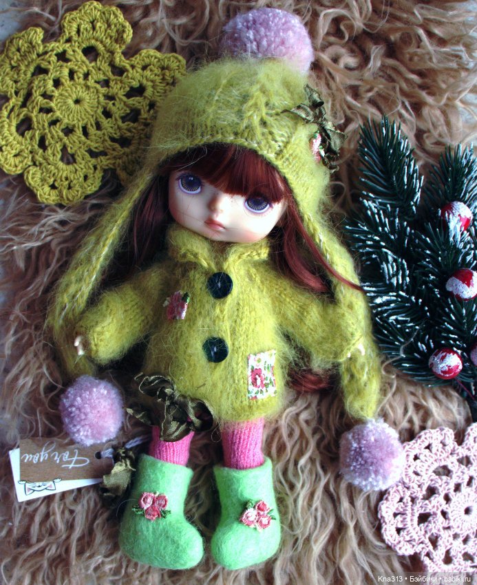 Зимнее и пушистое — Одежда и обувь для кукол своими руками: фото (фото 10)