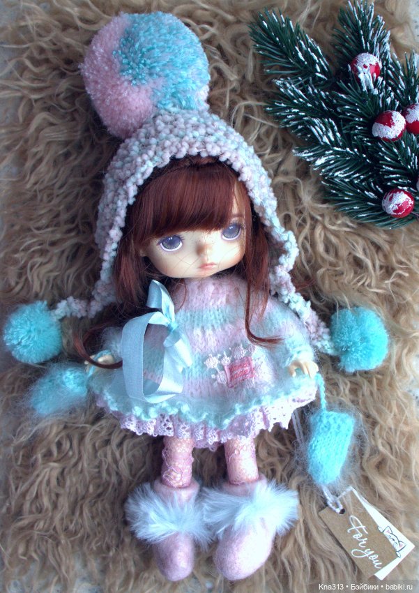 Зимнее и пушистое — Одежда и обувь для кукол своими руками: фото