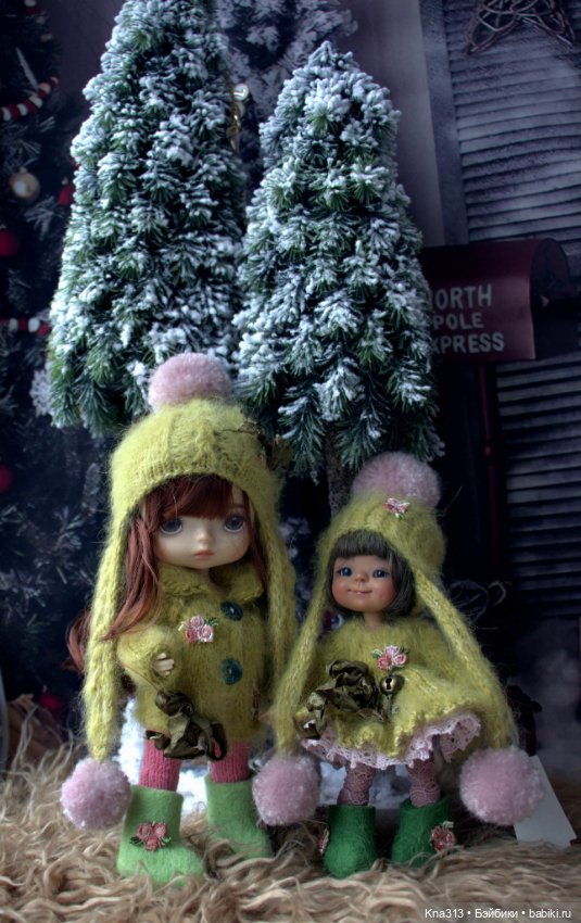 Зимнее и пушистое — Одежда и обувь для кукол своими руками: фото (фото 2)