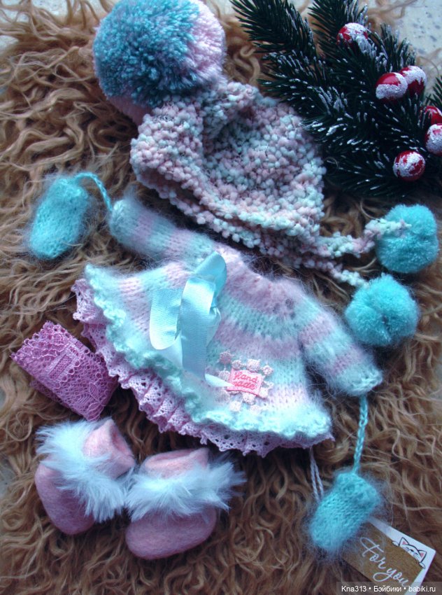 Зимнее и пушистое — Одежда и обувь для кукол своими руками: фото