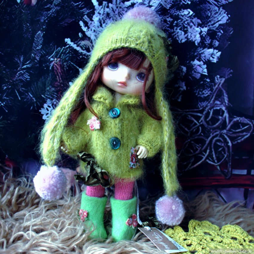 Зимнее и пушистое — Одежда и обувь для кукол своими руками: фото (фото 3)