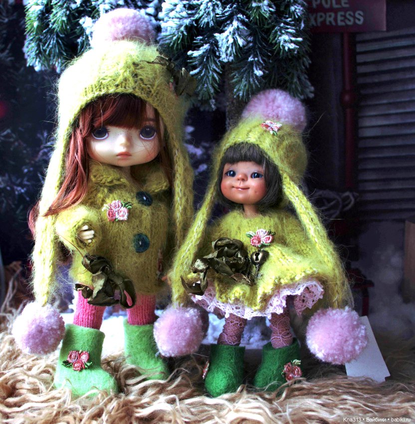 Зимнее и пушистое — Одежда и обувь для кукол своими руками: фото
