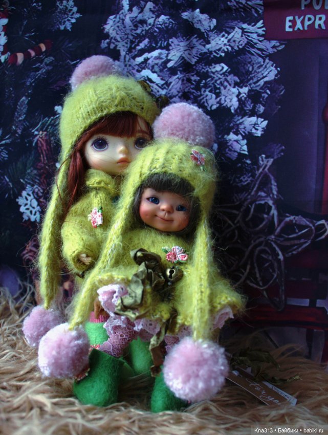 Зимнее и пушистое — Одежда и обувь для кукол своими руками: фото (фото 6)