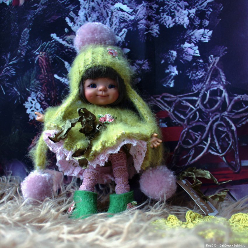 Зимнее и пушистое — Одежда и обувь для кукол своими руками: фото (фото 4)
