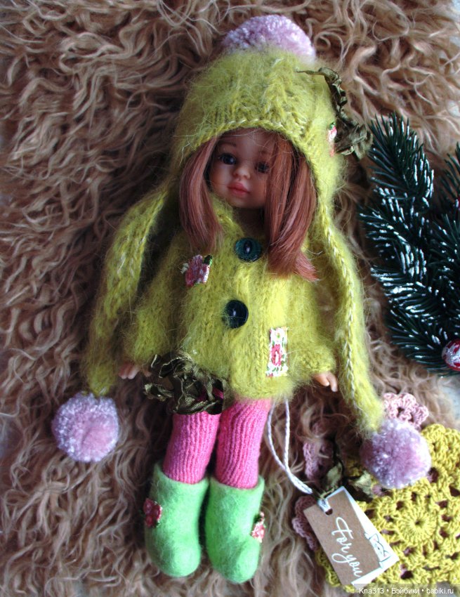 Зимнее и пушистое — Одежда и обувь для кукол своими руками: фото