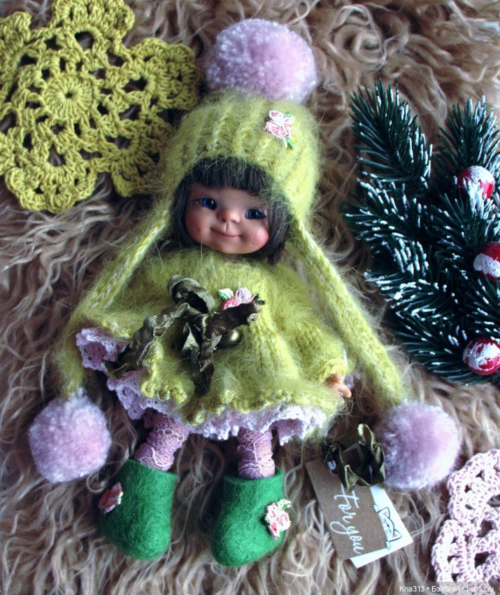 Зимнее и пушистое — Одежда и обувь для кукол своими руками: фото (фото 7)
