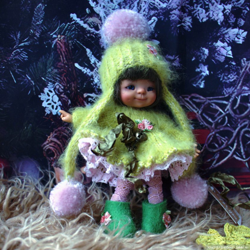 Зимнее и пушистое — Одежда и обувь для кукол своими руками: фото (фото 5)