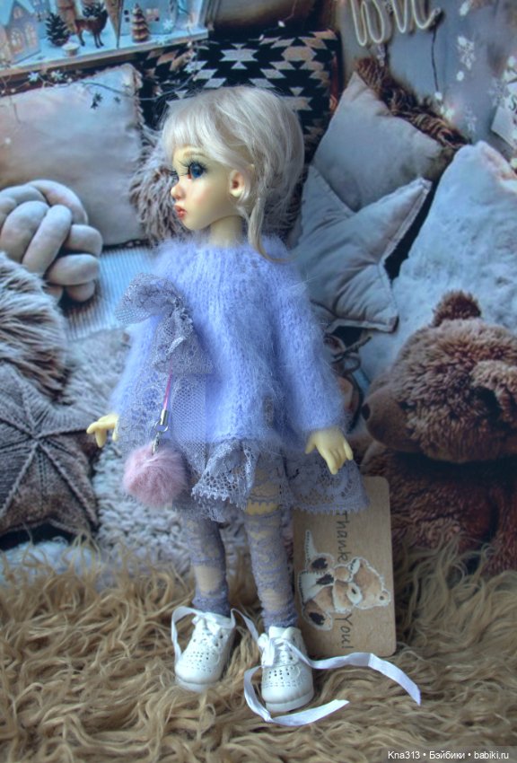 Зимнее и пушистое — Одежда и обувь для кукол своими руками: фото