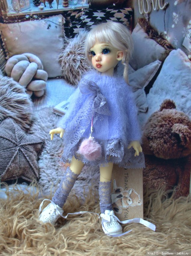 Зимнее и пушистое — Одежда и обувь для кукол своими руками: фото