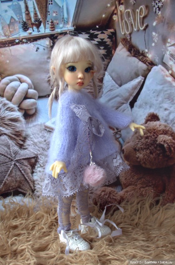 Зимнее и пушистое — Одежда и обувь для кукол своими руками: фото