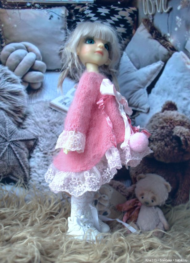 Зимнее и пушистое — Одежда и обувь для кукол своими руками: фото
